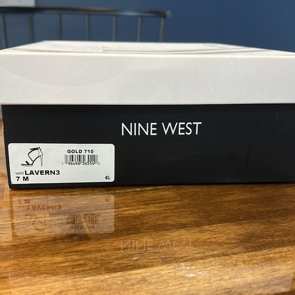 Nine West Lavern Women's Strappy Rhinestone Dress Sandals - Picture 6 of 9